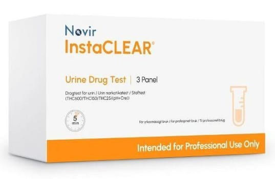 InstaCLEAR Multi 3-panel THC rusmiddeltest (urin). 25-pack