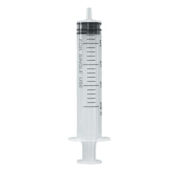 Klinion-sprøyte, Luer Slip, 20 ml, 1 ml-skala, sentrert, uten lateks