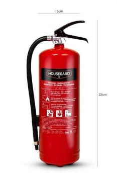 Brannslukker Houseguard 6kg pulver, PE6Hr-A 55A
