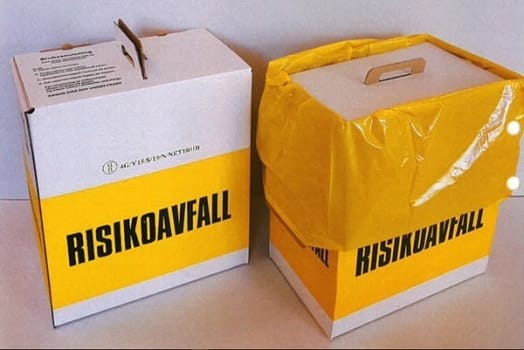 Risikoavfallseske 44l