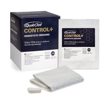 QuikClot Control + 30 cm x 30 cm 3 ply