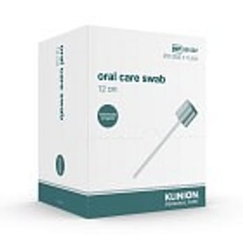 Munnpensel Swab Klinion Plastpinne 12 cm enkeltpakket grønn
