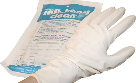 Hanske latex Soft-Hand Clean M par steril