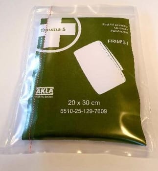 Kompress ikke heftende spesial 20x30cm grønn