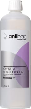 Desinfeksjon Antibac 75% overflate 750ml
