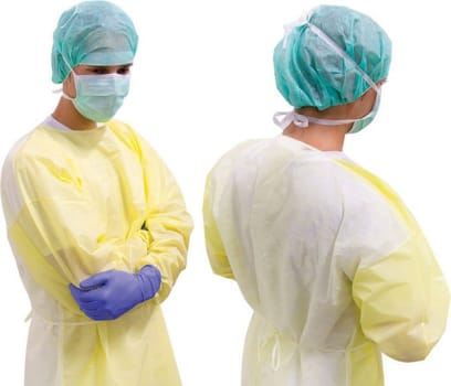 Smittefrakk Klinion Pro XL lengde 144cm gul