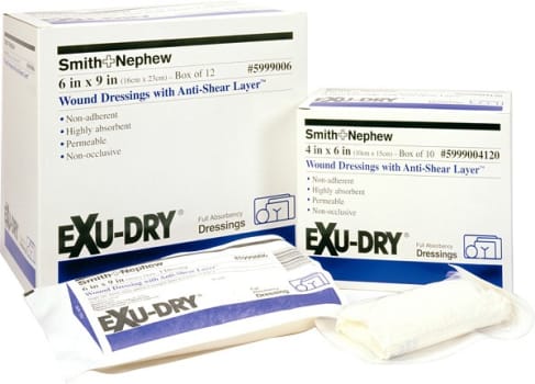 Bandasje absorberende Exu-Dry 15x23cm