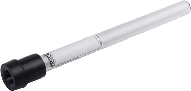 Vakumrør Vacuette senkning Na-citrat 1,6ml sort