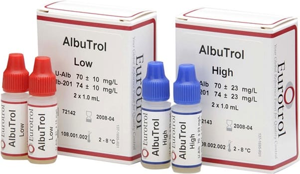 Hemocue Albutrol kontroll high 2x1ml