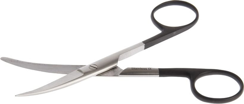 Saks kirurgisk buet spiss/butt super-cut 13cm