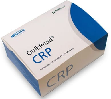 QuikRead CRP test kit m/prefylte kyvetter