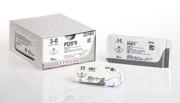 Sutur PDS II 1 TP-1 150cm fiolett