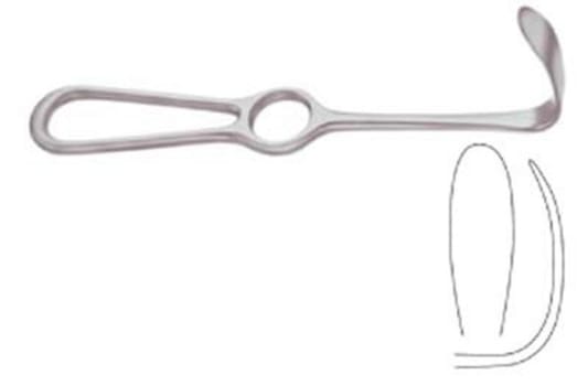 Sårhake Langenbeck 21cm 20x63mm