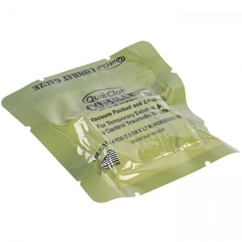 Blodstopper kompress QuikClot combat gauze Z-Fold