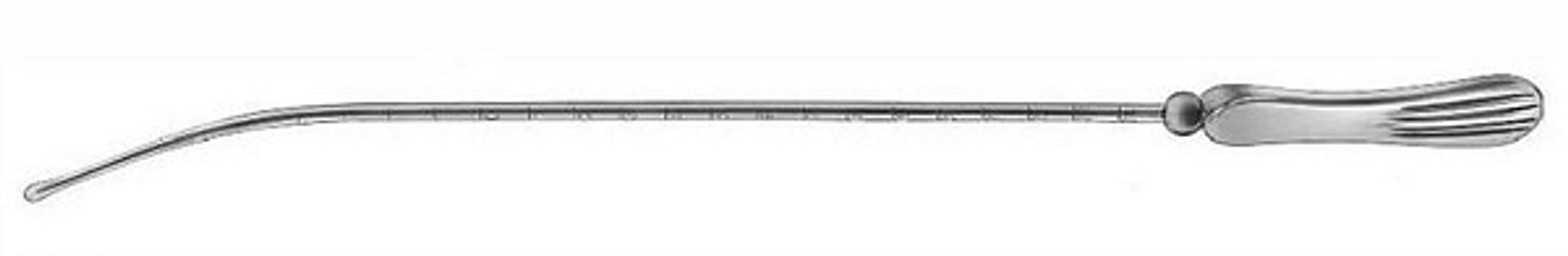 Sonde uterin Sims bøyd 32cm