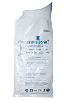 Urinpose Travel John unisex m/trakt + pulver 800ml