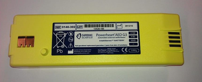 Hjertestarter Powerheart G5 batteri