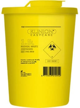 Kanylebøtte Klinion Easycare 1,5l
