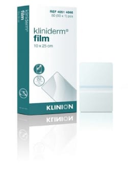 Bandasje transparent Kliniderm Film 10x25cm