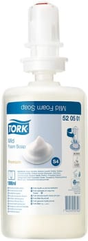 Såpe skum Tork mild S4 m/parfyme 1000ml
