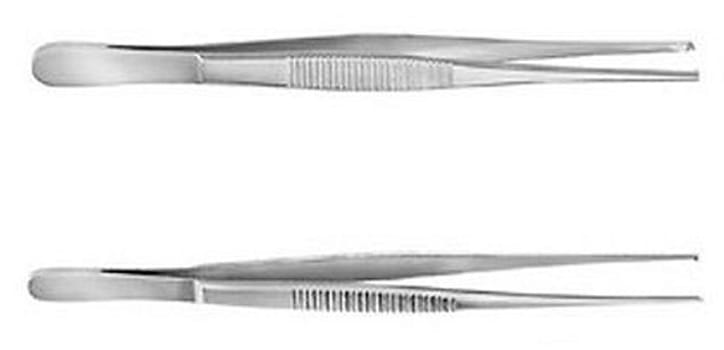 Pinsett kirurgisk rett 1x2t 10,5cm