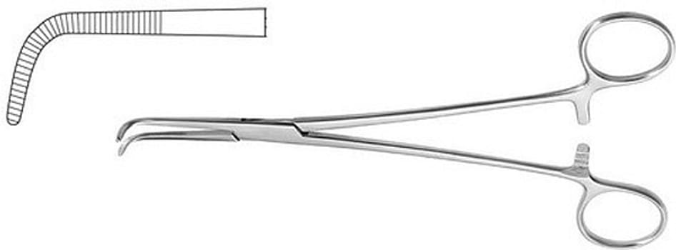 Arterieklemme buet rett vinkel 24cm