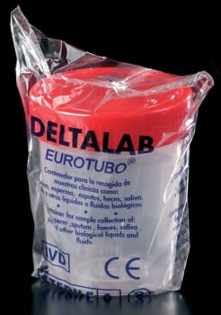 Urinprøveglass m/lokk 150ml enkeltpk