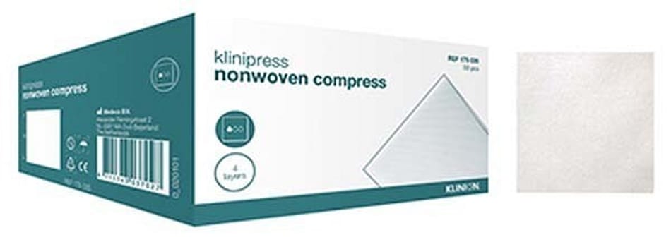 Kompress nw Klinion 10x10cm 8lag usteril