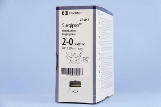 Sutur Surgipro II 2-0 blå V26 DA 120cm