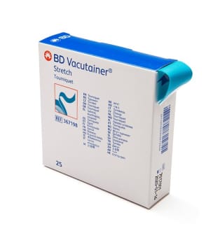 Stasebånd Vacutainer stretch 45cm 25stk