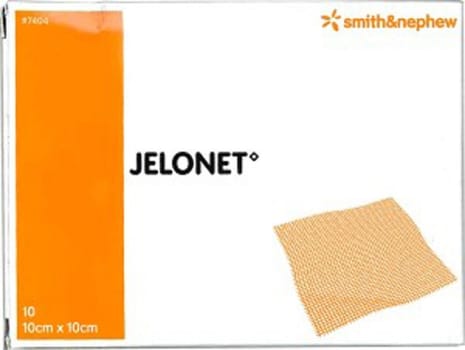 Kompress vaselin Jelonet 10x10cm institusjonsforpk