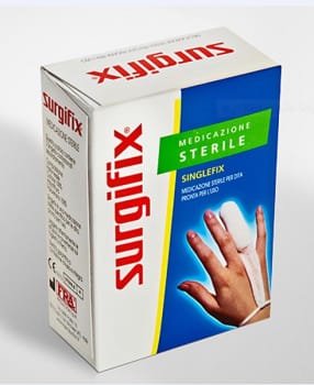 Bandasje finger Singlefix u/latex M hvit