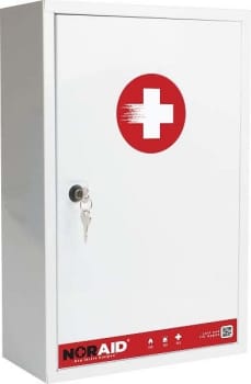 Førstehjelp NorAid medisinskap u/innh 46x30x14cm