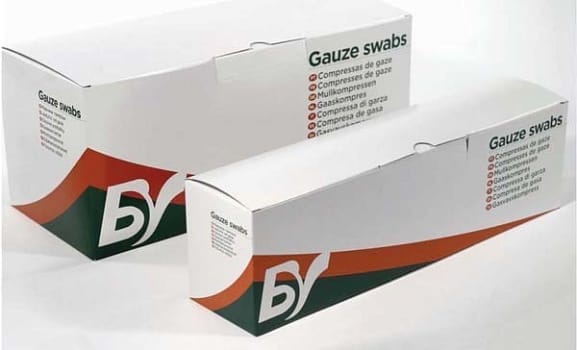Kompress gas BV 10x10cm 8lag 5pk