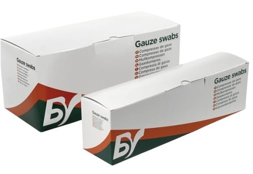 Kompress gas BV 20x20cm 32lag