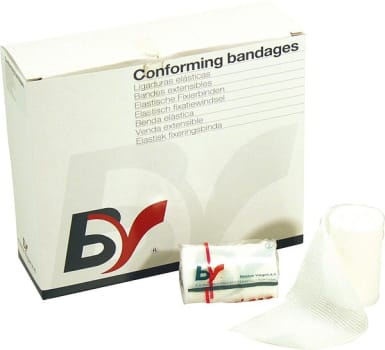 Gasbind elastisk BV 10cmx4m enkeltpakket