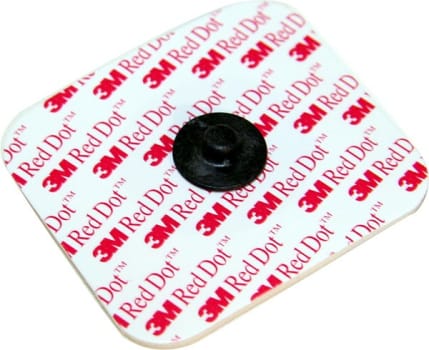 EKG elektrode Red Dot 2570 univers rtg trykknapp