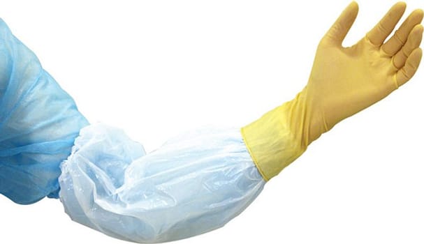 Armbeskytter Klinion polyetylen hvit