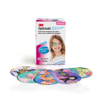 Øyelapp 3M Opticlude silikon maxi 5,7x8cm rosa