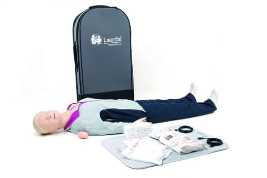 Lærdal dukke Resusci Anne QCPR i bag oppladbar