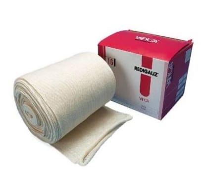 Fiksering Tubeband Redigauz 16cmx20m 100% bomull