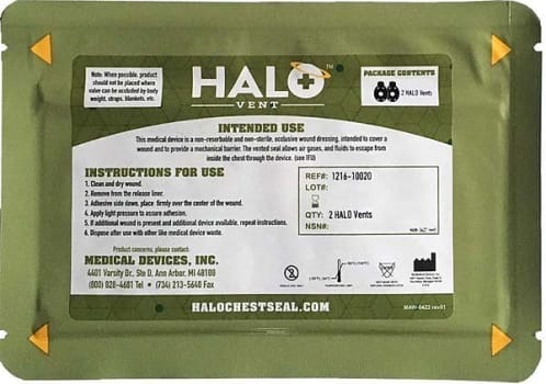 Bandasje okklusiv Halo Chest seal IFAK