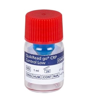 QuikRead Go CRP kontroll lav 1ml blå