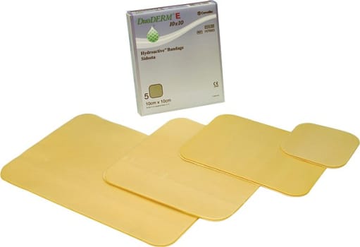 Bandasje sårplate Duoderm E 10x10cm