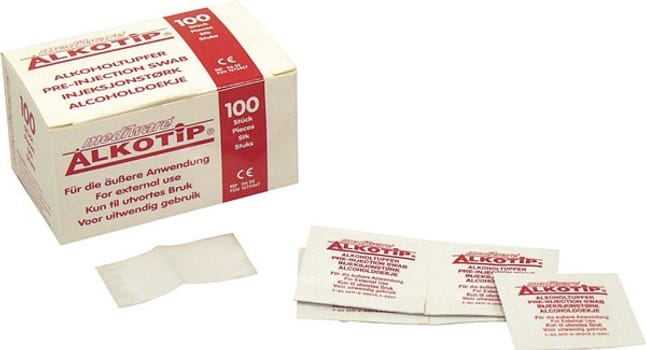 Injeksjonstørk Alkotip 60x25mm