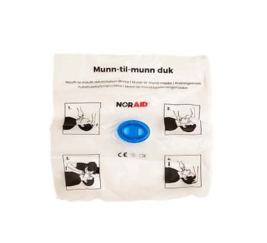 Førstehjelp Noraid munn til munn duk m/ventil