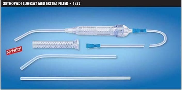 Sugesett ortopedi m/ekstra filter 3,5m MultiLumen