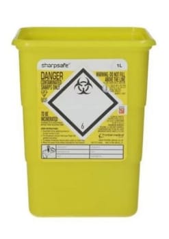 Kanylebøtte Sharpsafe 1,0l