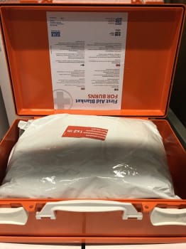 Brannteppe brannsår FOR BURNS m/koffert 100x200cm