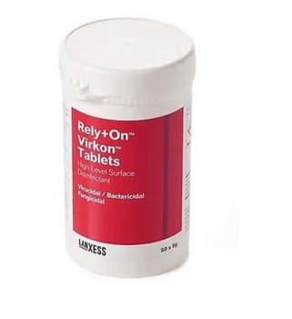 Virkon Tablets 50x5gm